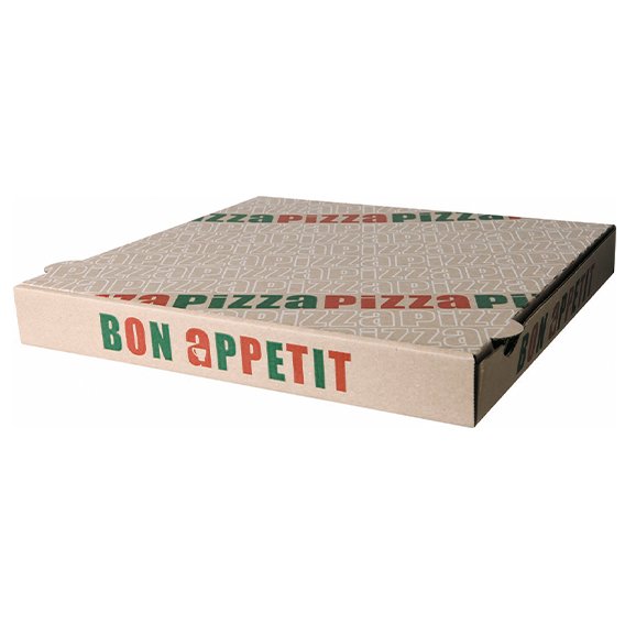 Boite pizza carrée