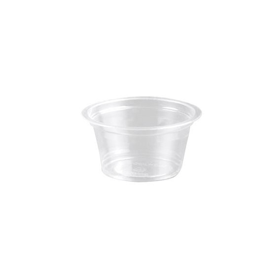 Pot à sauce transparent