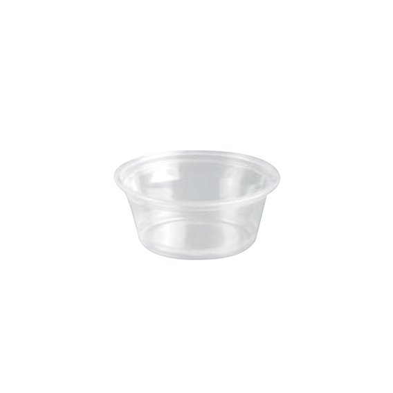 Pot à sauce transparent