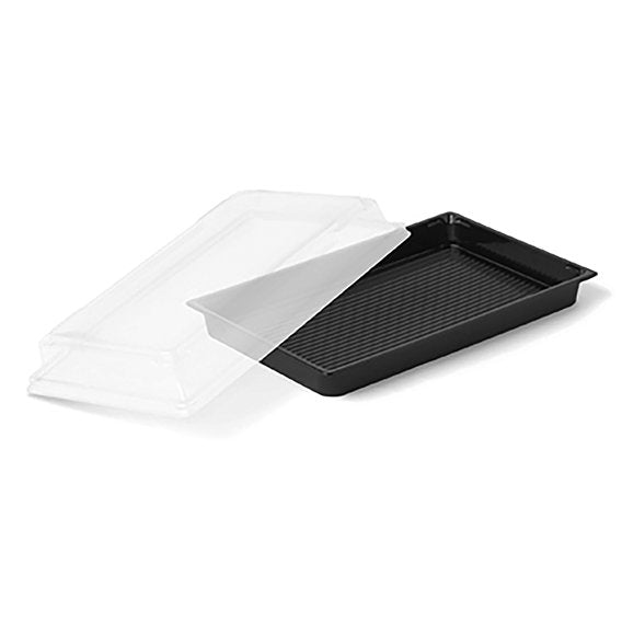 Barquette sushi avec couvercle combopack